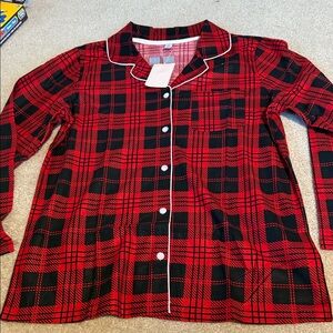 Red Plaid Kids Pajamas